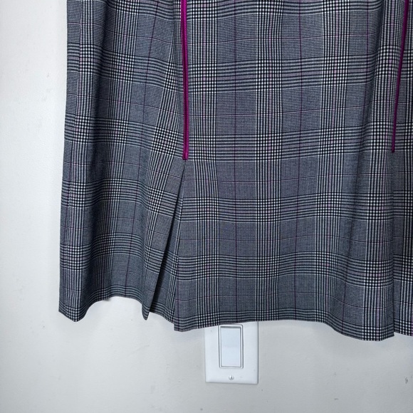 Lane Bryant Vintage Grey Plaid Mini Skirt Size 16 Preppy - Picture 5 of 9